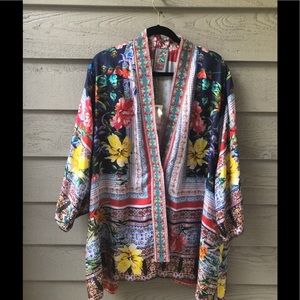 NWT Johnny Was Bernie NMX Kimono silk
